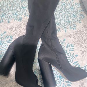 THIGH HIGH OPEN TOE - 6